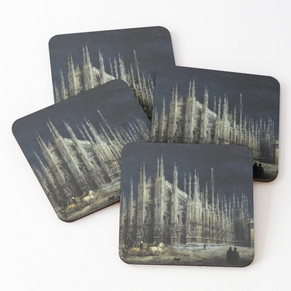 Item preview, Night on the Piazza del Duomo - Angelo Inganni  designed and sold by Vintage Designs +.
