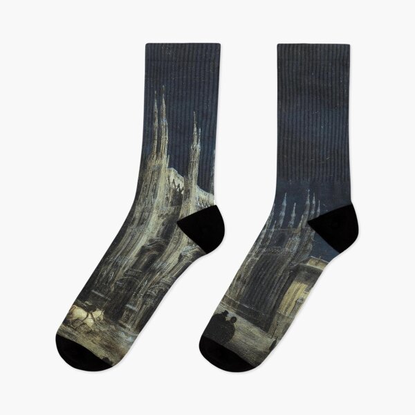 Item preview, Night on the Piazza del Duomo - Angelo Inganni  designed and sold by Vintage Designs +.