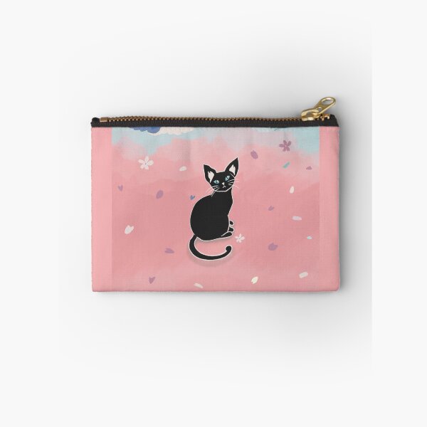 Item preview, Dreamy black cat on pink and blue cloud designed and sold by Dearlinh.