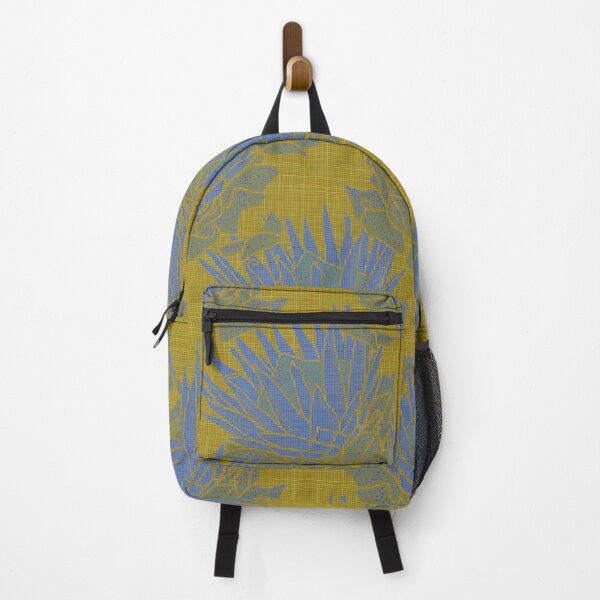 Item preview, Protea spike linen look in cobalt blue designed and sold by Wildwagner.