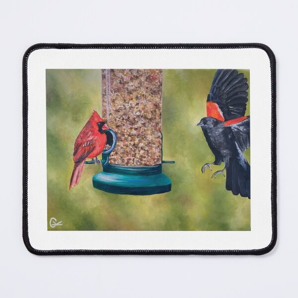 Item preview, Bird Feeder Painting designed and sold by Kathryn Davis.