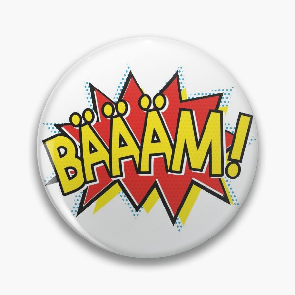 Item preview, BÄÄÄM in Gelb – Comic Style designed and sold by un-artiges.