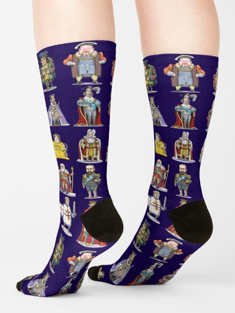 Alternate view of British Monarchs Socks