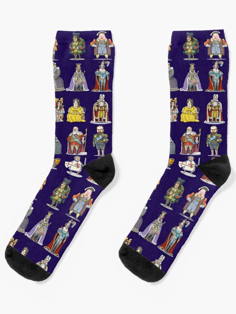 Thumbnail 1 of 5, Socks, British  Monarchs designed and sold by MacKaycartoons.