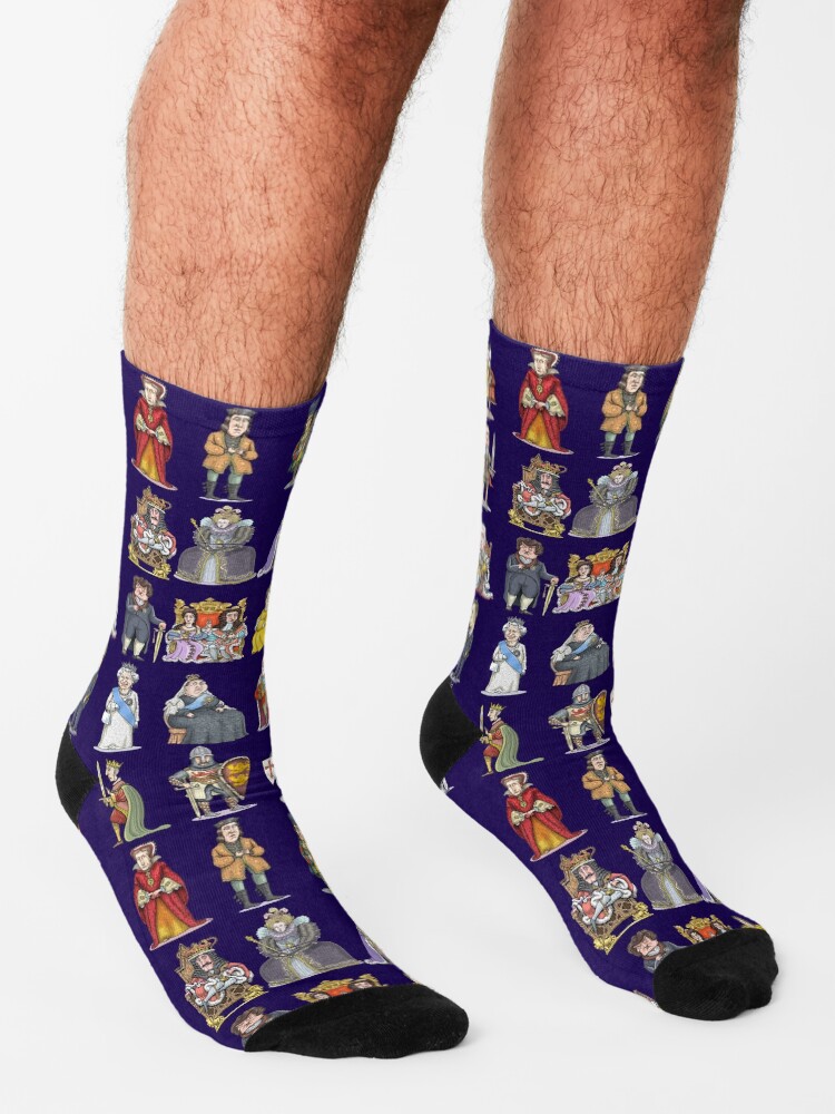 Alternate view of British Monarchs Socks