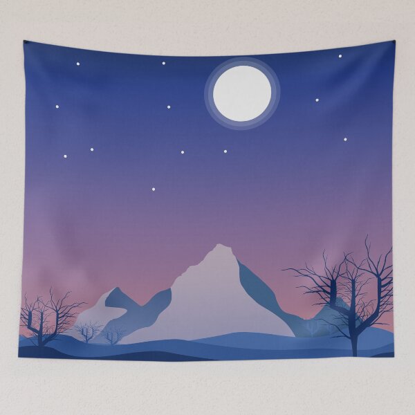 Item preview, Landscape Moonlight Night Sky designed and sold by Kathleen Creative.