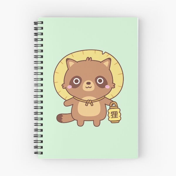 Item preview, Cute Tanuki Raccoon Dog With Lantern designed and sold by rustydoodle.