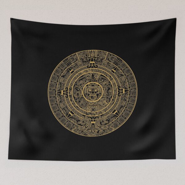 Item preview, Creative Gold Aztec Emblem - Aztec Emblem designed and sold by swimarts.