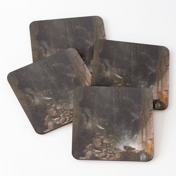 Item preview, Dragon walking between rocks - Arnold Böcklin  designed and sold by Vintage Designs +.