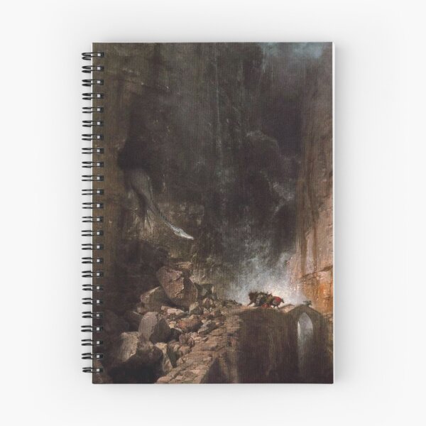 Item preview, Dragon walking between rocks - Arnold Böcklin  designed and sold by Vintage Designs +.