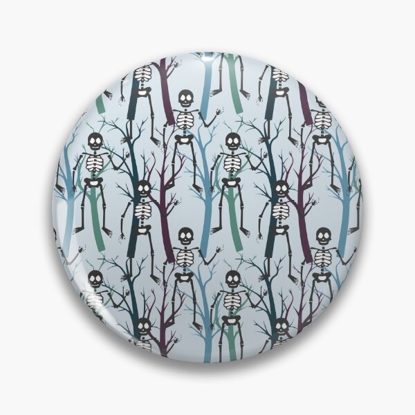 Item preview, skeleton patterns-dark night halloween  designed and sold by BROWNEESHOUSE.