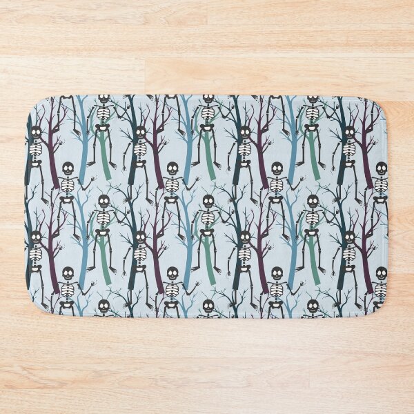 Item preview, skeleton patterns-dark night halloween  designed and sold by BROWNEESHOUSE.