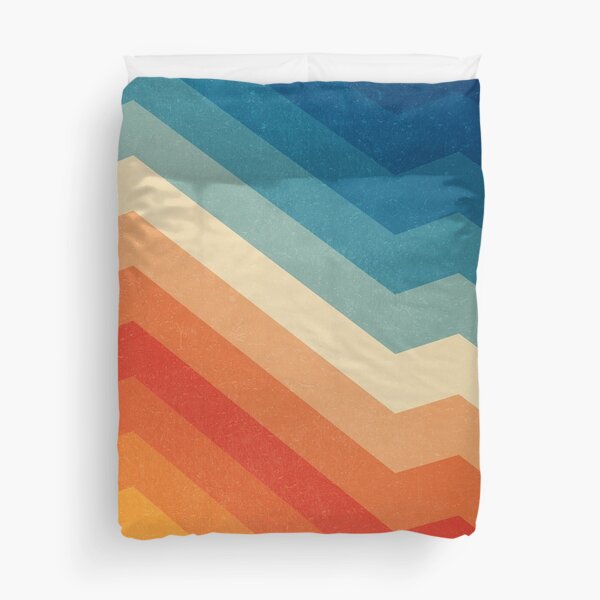 Modern Kids Geometric Collage Shapes Abstract Art Blue Orange Pattern Bath  Mat by Sandra Hutter