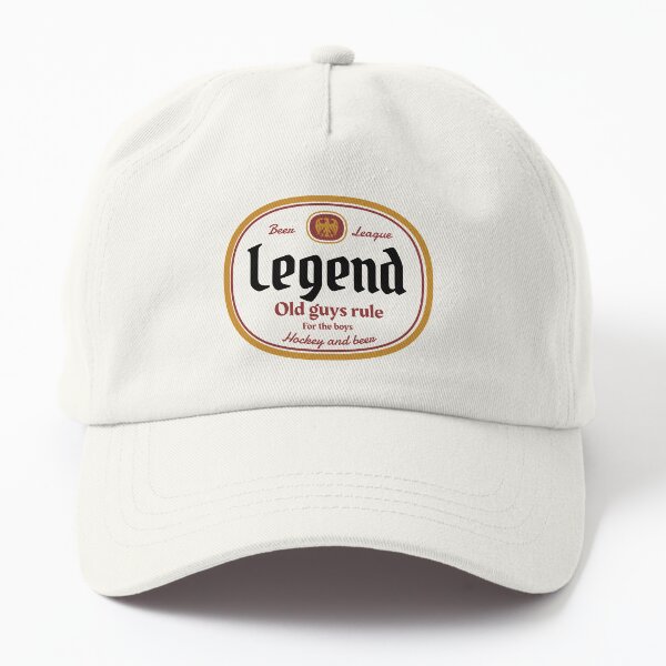 Beer League Legend Beer Label Hockey Dad Hat