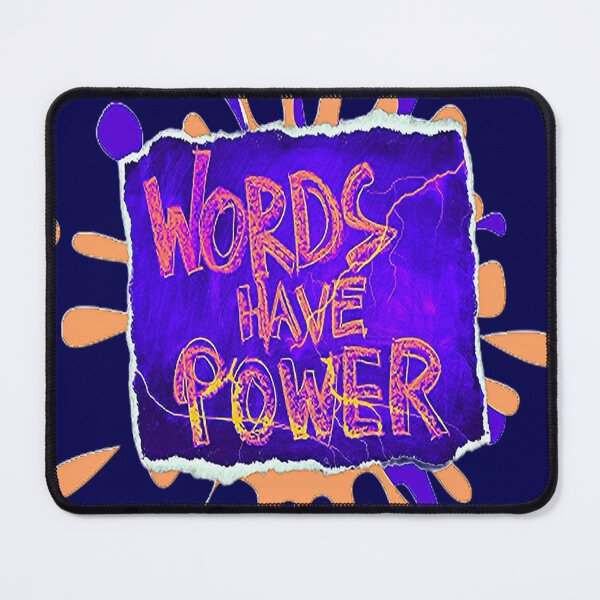 Item preview, Words Have Power Lettering Design, Words, Illustration Abstracto, Motivational Quotes designed and sold by Adri Barnard.