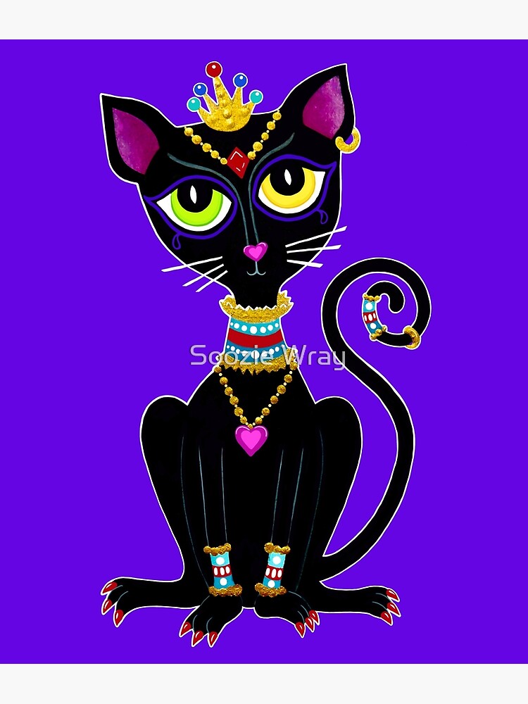 "Egyptian Cat Goddess" Poster for Sale by mollypop1 Redbubble