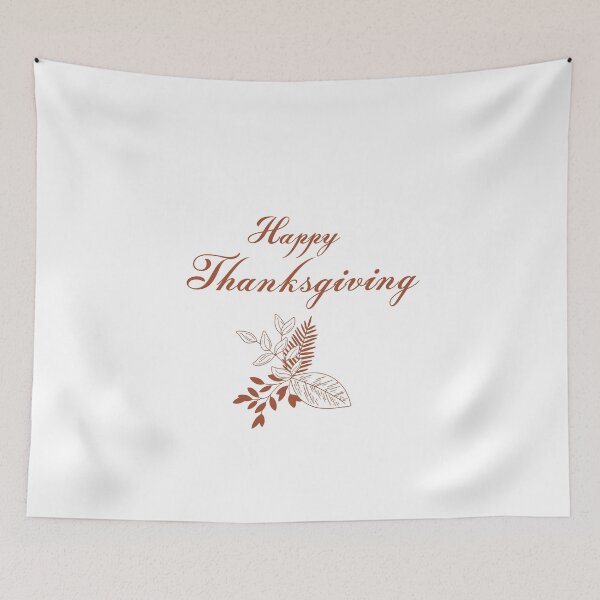 Aperçu de l'œuvre Joyeux Thanksgiving Brun Clair créée et vendue par trendingatees.