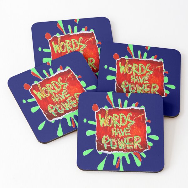 Artikelvorschau, Wörter haben Power Lettering Design, 2, Wörter, Illustration Abstracto, Motivationszitate entworfen und verkauft von Adri Barnard.
