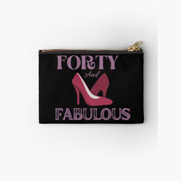 Item preview, Forty and Fabulous Funny Pink 40th Birthday Gift Design designed and sold by NishiiAgrawal.