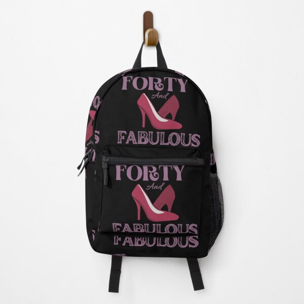 Item preview, Forty and Fabulous Funny Pink 40th Birthday Gift Design designed and sold by NishiiAgrawal.
