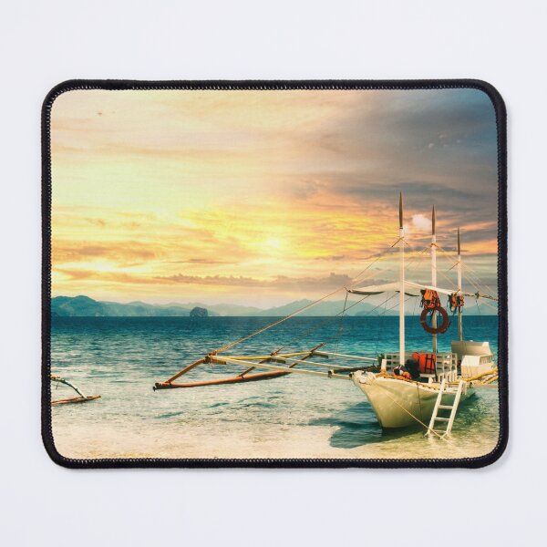 Item preview, Philippines fishing boat  settling at sundown designed and sold by mrtom414.