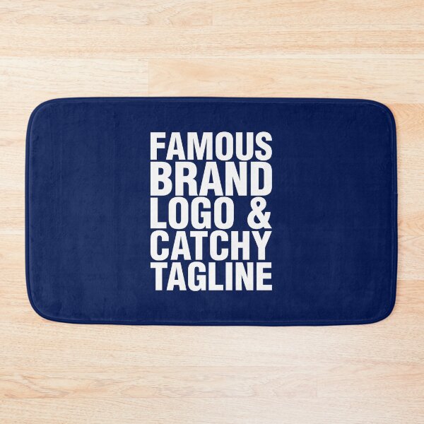 Item preview, Famous brand logo and catchy tagline designed and sold by crazycollective.