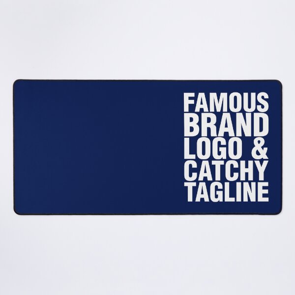Item preview, Famous brand logo and catchy tagline designed and sold by crazycollective.
