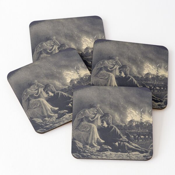Item preview, Cykl 'Wojna', V. Pożoga by Artur Grottger . 1863. Artur Grottger  (1837–1867)   designed and sold by Vintage Designs +.
