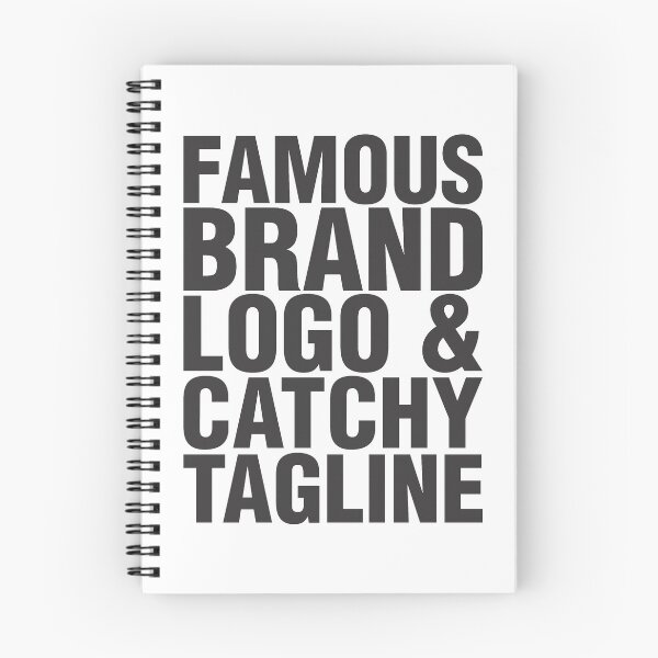 Item preview, Famous brand logo and catchy tagline designed and sold by crazycollective.