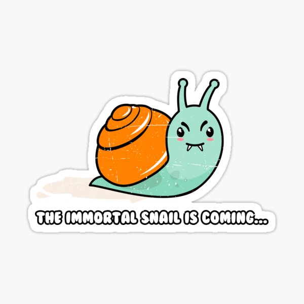 "The Immortal Snail (Snail Assassin)" Sticker for Sale by PanosTsalig