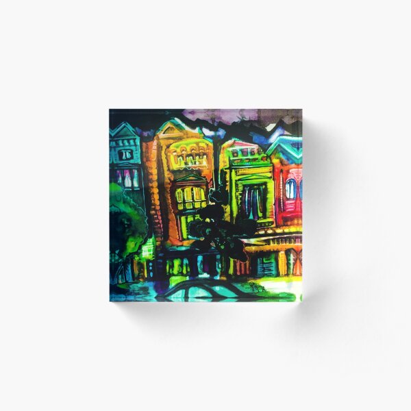 lime sanfran Acrylic Block