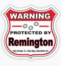 Remington Protected by Remington Sticker