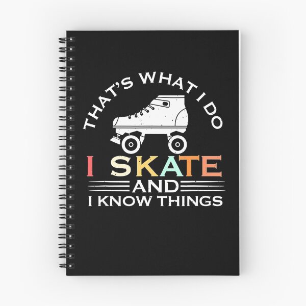 Item preview, I Skate And I Know Things Skater Vintage Roller Skating designed and sold by ReneBurkhardt.
