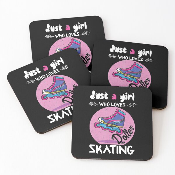 Item preview, Just a girl who loves roller skating roller skate skating designed and sold by ReneBurkhardt.