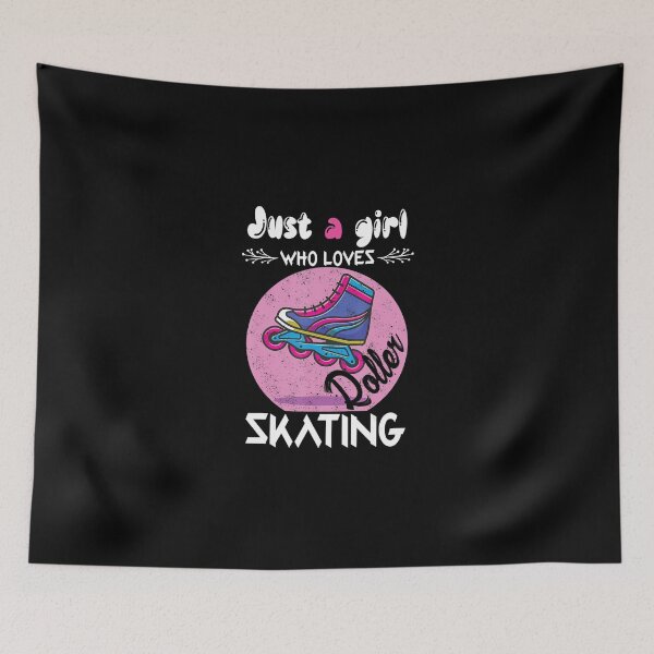 Item preview, Just a girl who loves roller skating roller skate skating designed and sold by ReneBurkhardt.