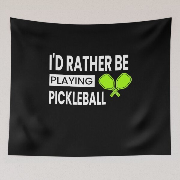 Artikelvorschau, Ich würde lieber Pickleball spielen entworfen und verkauft von ZiesMerch.