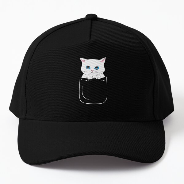 Kitty in pocket Baseball Cap