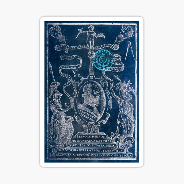 El arte de la defensa y ofensa cristiana Sticker