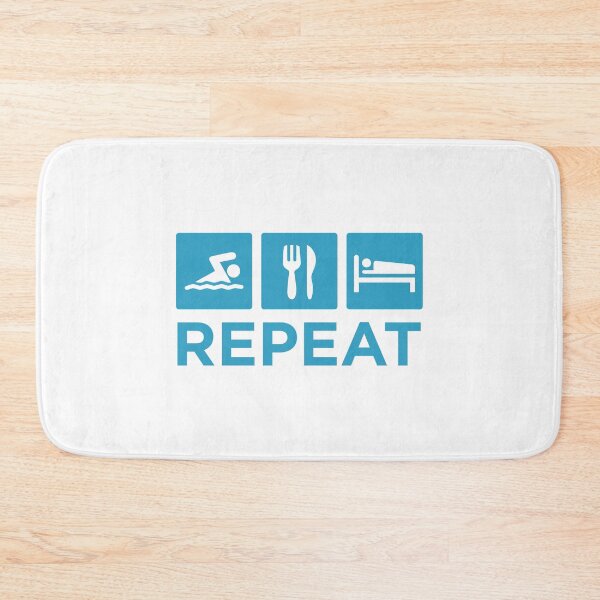 Item preview, Swim Eat Sleep Repeat - Swimming Quote designed and sold by swimarts.