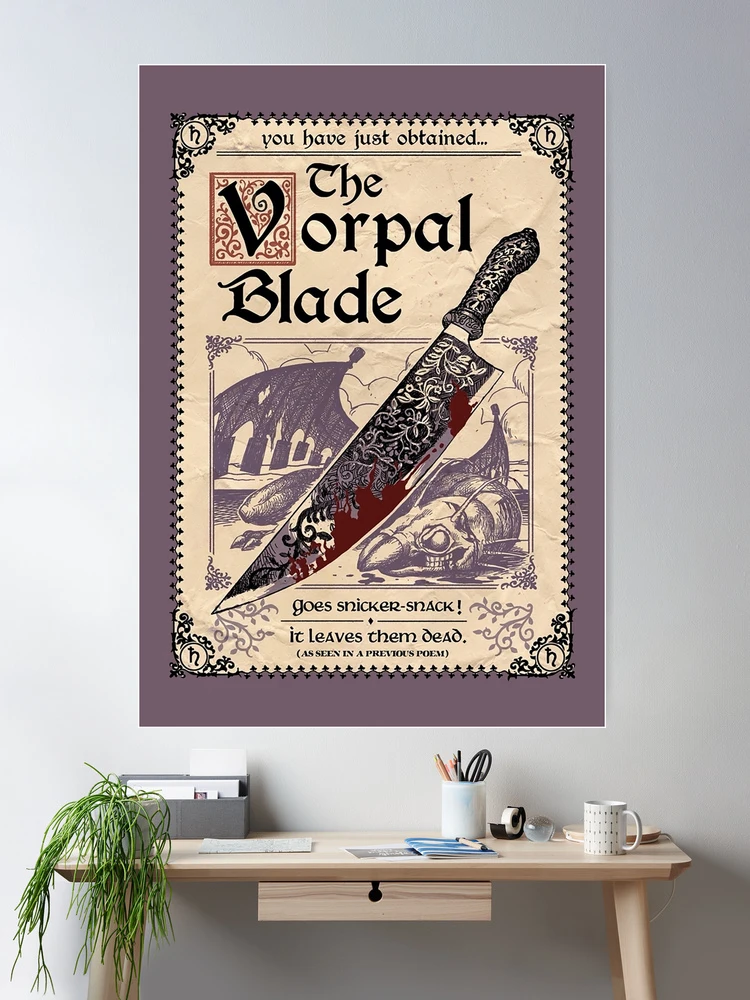 Alice Madness Returns Is Vorpal Blade Poster Picture Room Home