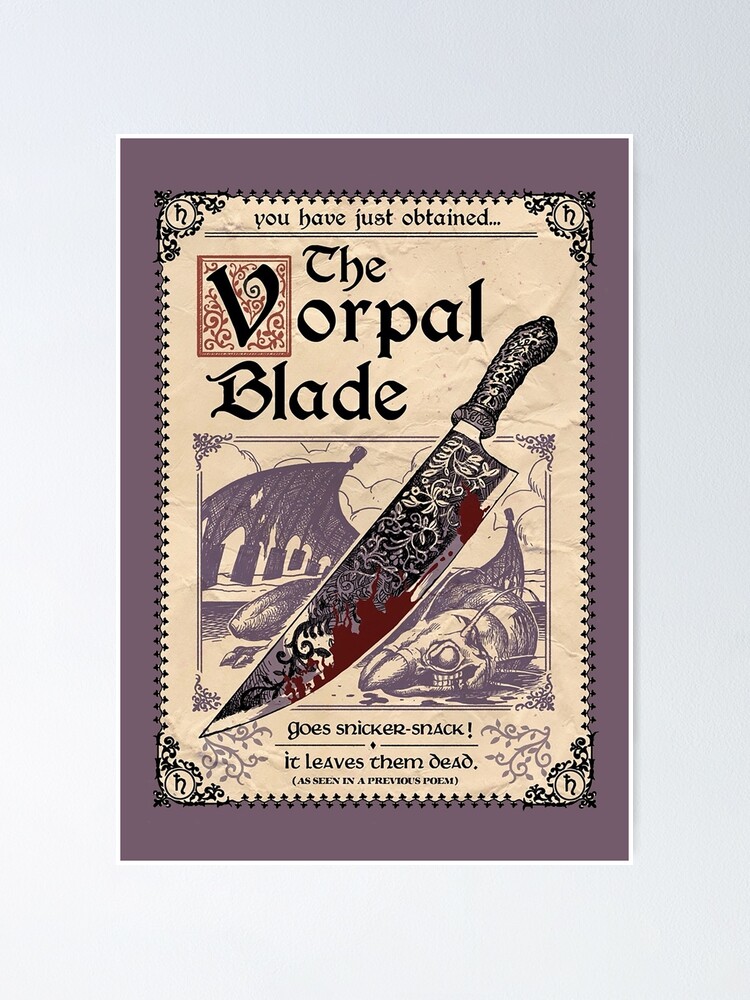 Alice Madness Returns Is Vorpal Blade Poster Picture Room Home