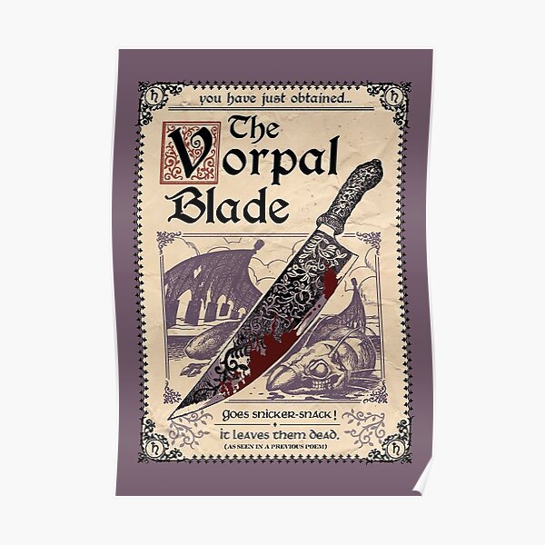 The Vorpal Blade (Alice Madness Returns) Poster