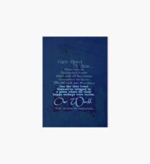 The OUAT Beginning Art Board