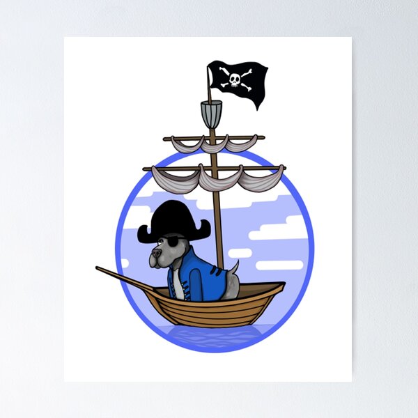 Item preview, Pirates T-ShirtPirate Pooch  designed and sold by Shopbaotieu.