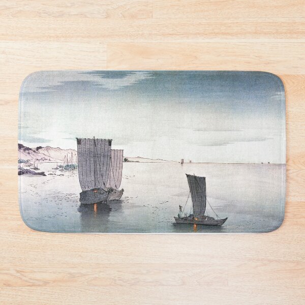 Item preview, (Evening Sailboats) Yūgure no hansen (1900–1915) by Ohara Koson designed and sold by Christopher Faxon.