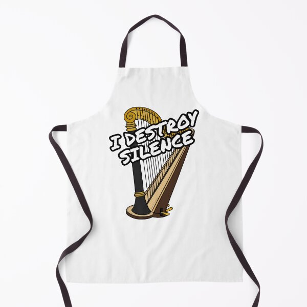 Item preview, I Destroy Silence Harp Player Harpist Orchestra Funny designed and sold by doodlerob.