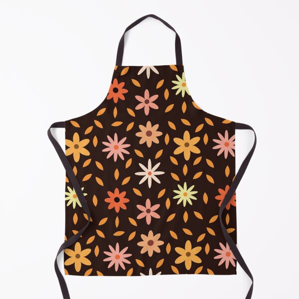 Item preview, Field of retro  flowers and leaves  pattern  designed and sold by Yasminepatterns .