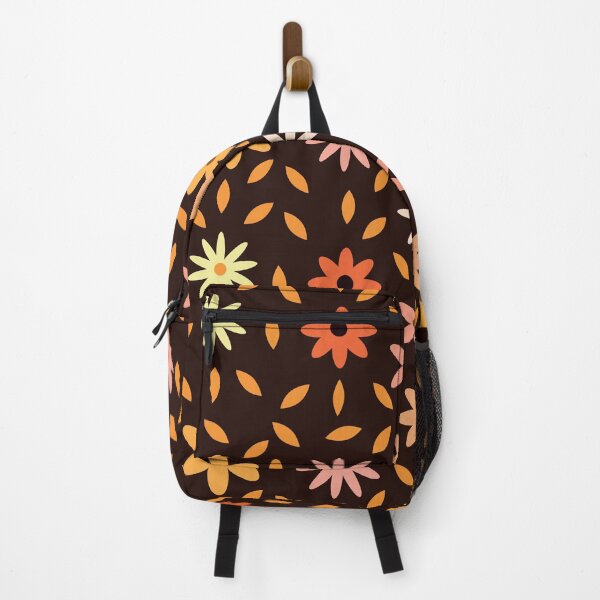 Item preview, Field of retro flowers and leaves pattern designed and sold by Yasminepatterns .