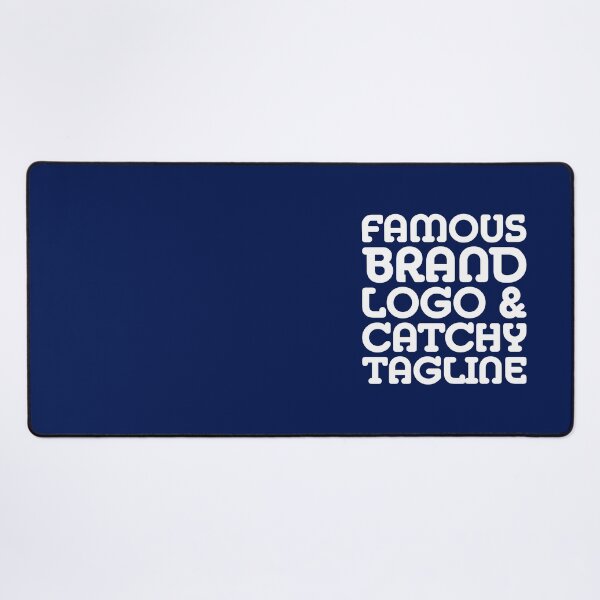 Item preview, Famous brand logo and catchy tagline designed and sold by crazycollective.
