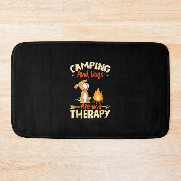 Item preview, Camping And Dogs Are My Therapy Gift designed and sold by Revonda Codjoe.